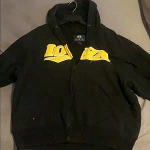 University of Iowa zip-up jacket